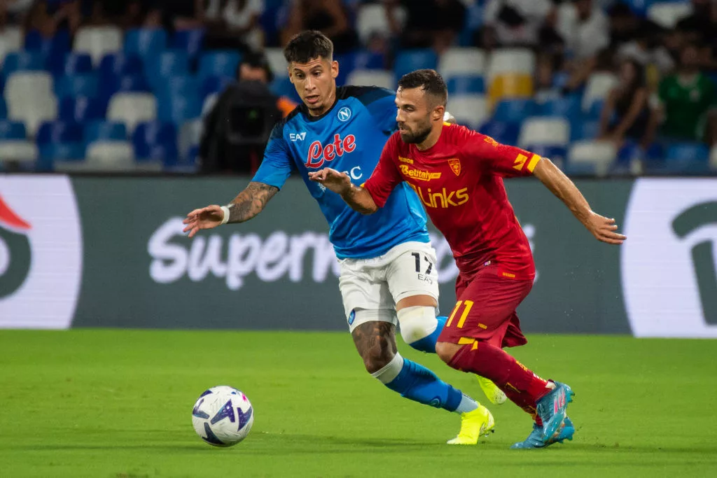 US Lecce vs SSC Napoli ¡descubre quién se quedó fuera de la alineación!