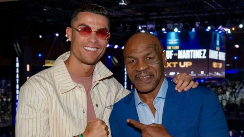 Cristiano Ronaldo e Mike Tyson