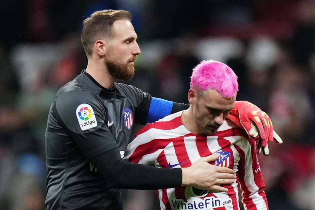 Antoine Griezmann e Jan Oblak