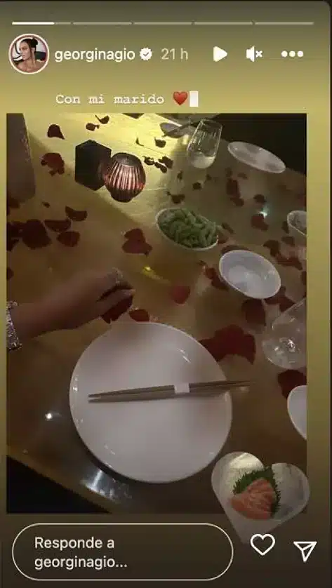 Imagem compartilhada por Georgina Rodríguez em sua conta Instagram.