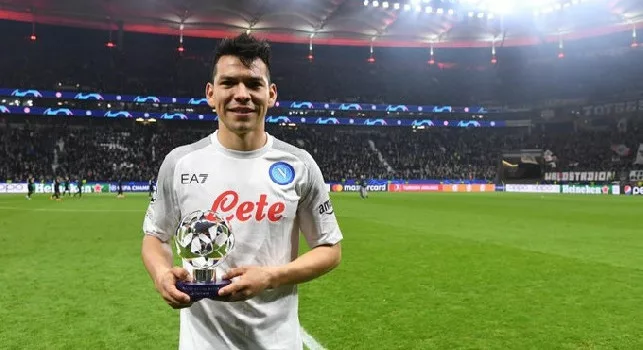 Hirving Lozano fue escogido como el MVP del partido ante el Eintracht Frankfurt por la ida en octavos de final de la Champions League.