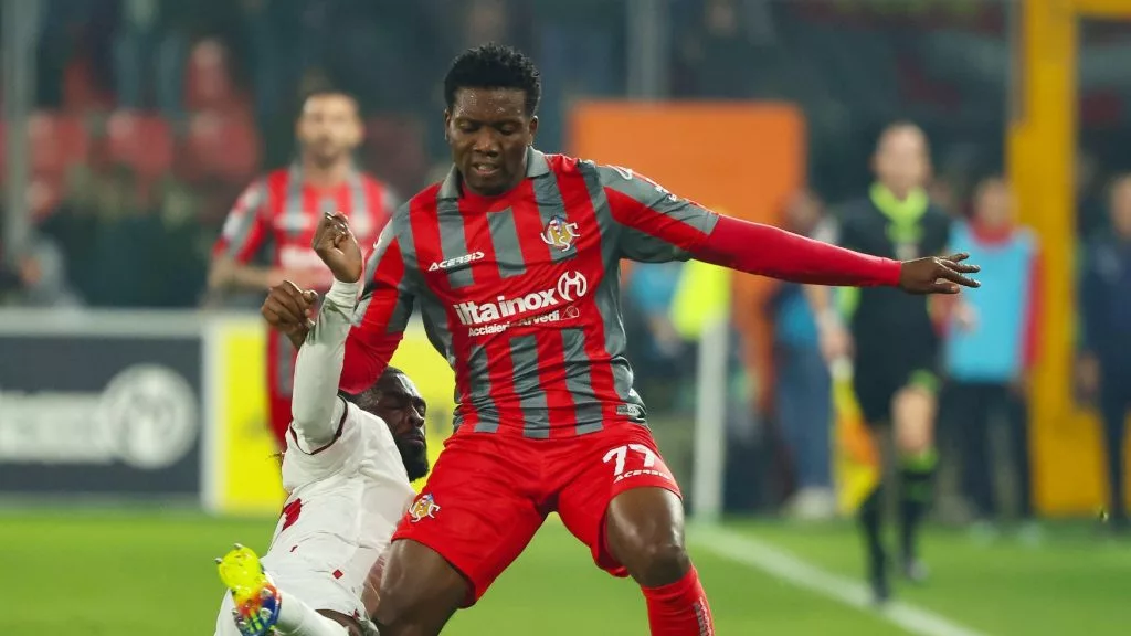 Davide Okereke es el máximo goleador de la US Cremonese esta temporada con 5 goles.