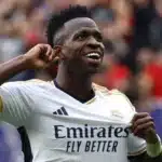 Vinicius con el Madrid